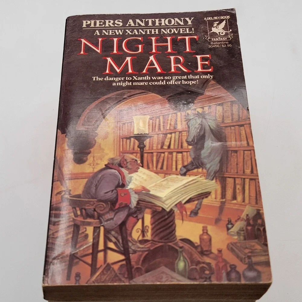 Piers Anthony Xanth Series 5 Book Lot Paperback Vintage Fantasy Adventure GOOD